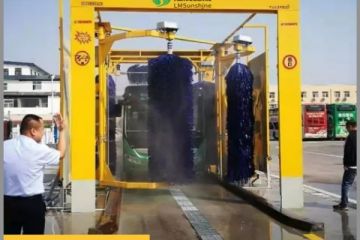 客車全自動(dòng)電腦洗車機(jī)-一鍵啟動(dòng)3分鐘潔凈[隆茂鑫晟]